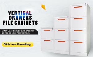 Quality 3 drawer filing cabinet/storage cabinet,fully open,cold roll steel plate material wholesale