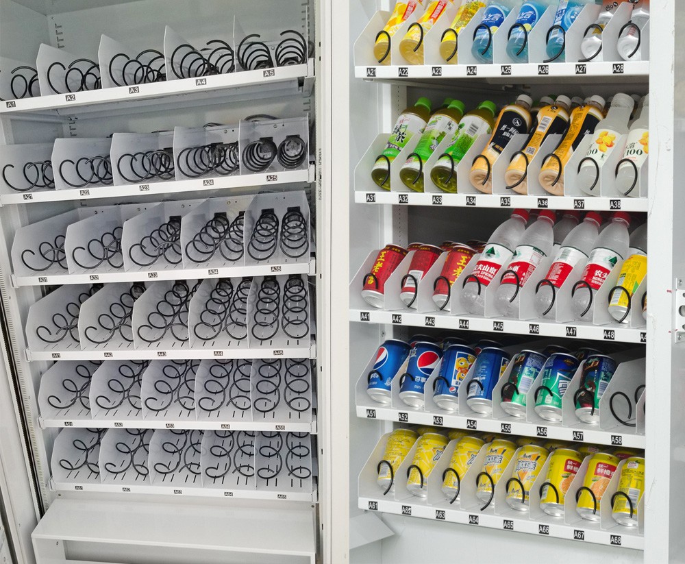 Cooling Heat Bottle Can Snack Drink Smart Vending Machine Coin Note Payment