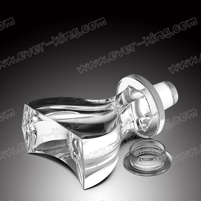 Extra Flint Glass Liquor Bottle Closures Coating Customized