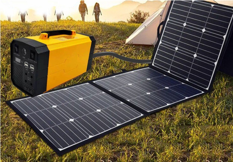 22% Solar Panel Efficiency Solar Folding Bag with PWM Controller and Unfolded Size 1586*400*3 Mm
