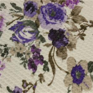 Quality Anti - Slip Sofa Patterned Velvet Upholstery Fabric 28S/32S Density wholesale