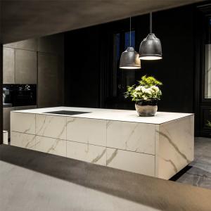Quality Royal Style Membrane PVC Kitchen Cabinets PVC Board Cabinet wholesale