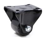Top Plate Locking Industrial Swivel Casters Rubber Coating 600kg