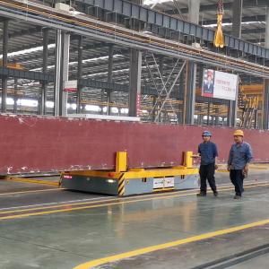 Quality Power Motorized Rail Transfer Cart , 35 Tons Low Voltage Road Rail Trailer wholesale