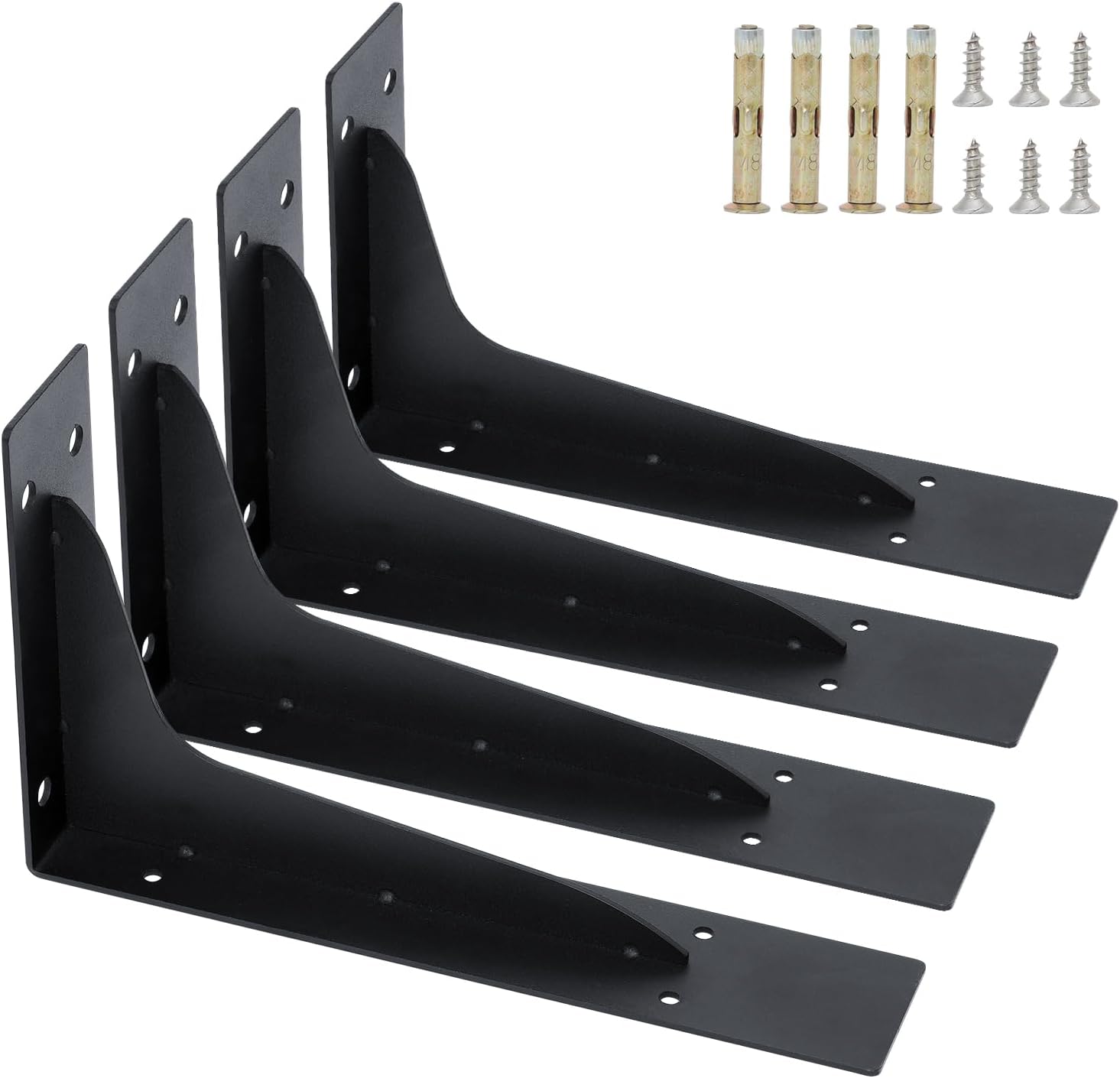 500 Lb Wall Bracket for Low Profile Granite Countertop Support Easy DIY Install Slim Design