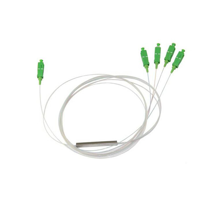 G.657A GPON EPON FTTH PLC Splitter / 900um Steel Tube PLC Fiber Optic Splitter