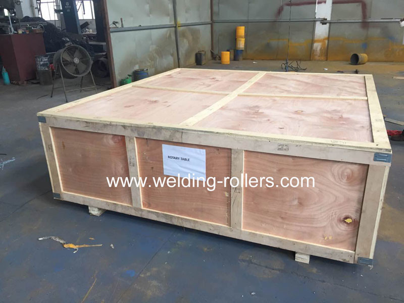 Horizontal 100 Ton Welding Turn Table With Hand Control Box Rotary With 3KW