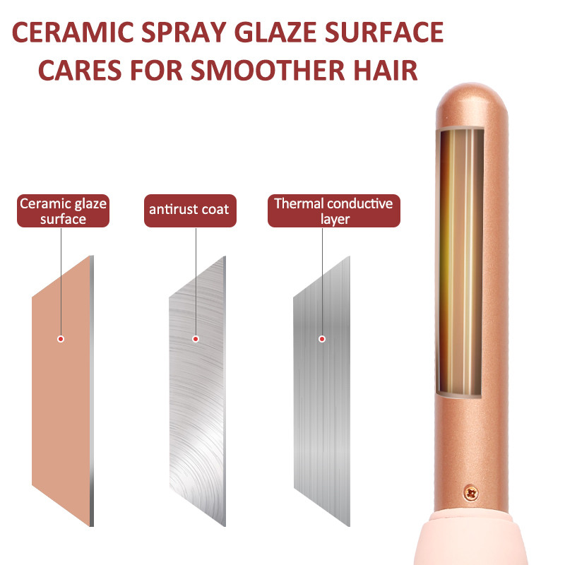 Infused Mini Hair Curler , Ceramic Tourmaline Small Curling Wand