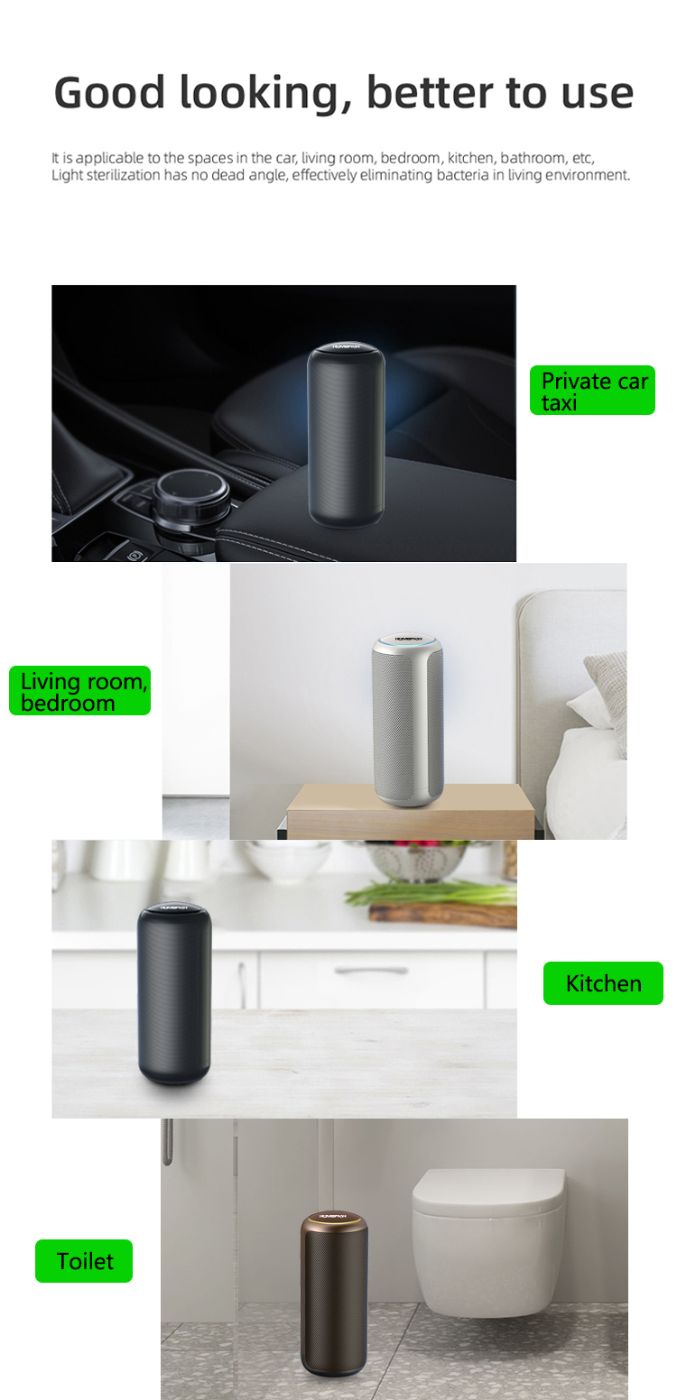 Homefish H11 HEPA Auto Air Purifier Aroma Diffuser 25*10*13cm
