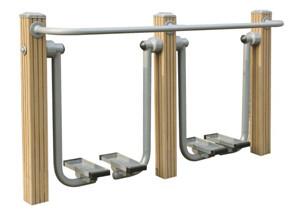 Quality outdoor fitness equipments WPC materials based air walker-LK-M01 wholesale