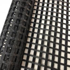 Quality Black Ground Stabilisation Mesh Fiberglass Geogrid for Cement Pavement wholesale