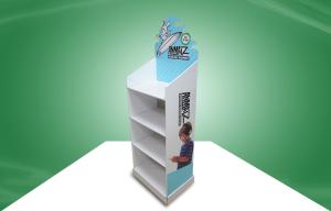 Quality 4-Shelf Cardboard Display Stands UV / Matt Lamination For Kid Tracking Mobile wholesale