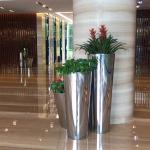 Beautify the space large outdoor tall planters elegant flower pot