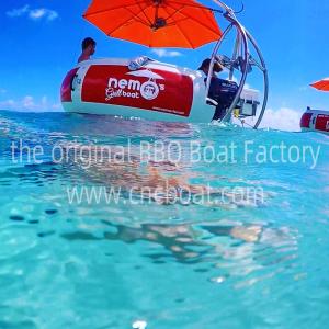 Quality Diameter 250cm Depth 30cm 316L Stainless Steel BBQ Boat wholesale