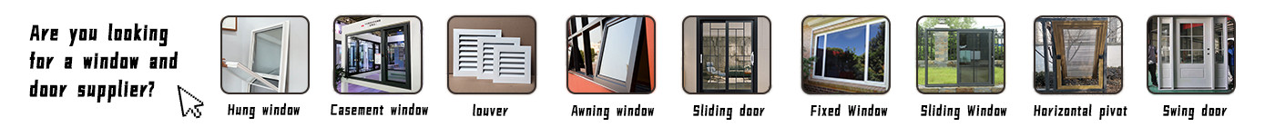 ODM Sliding Modern Black UPVC Aluminium Windows Double Hung