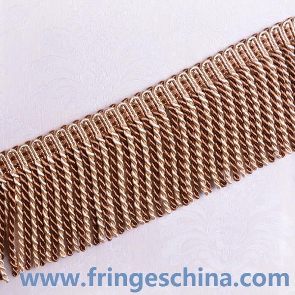 Fashion wholesale rayon custom OEM bullion fringe for sofa pillow cushion