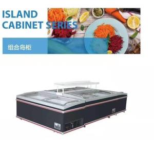 Quality Seafood Fish Glass Door Display Freezer Commercial wholesale