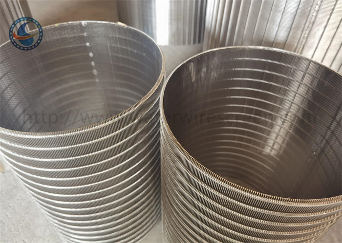 304 Stainless Steel Wedge Wire Screen Tube Wound Slot