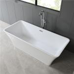 Custom Modern White Acrylic Free Standing Bathtubs For Hotel Home Bathroom