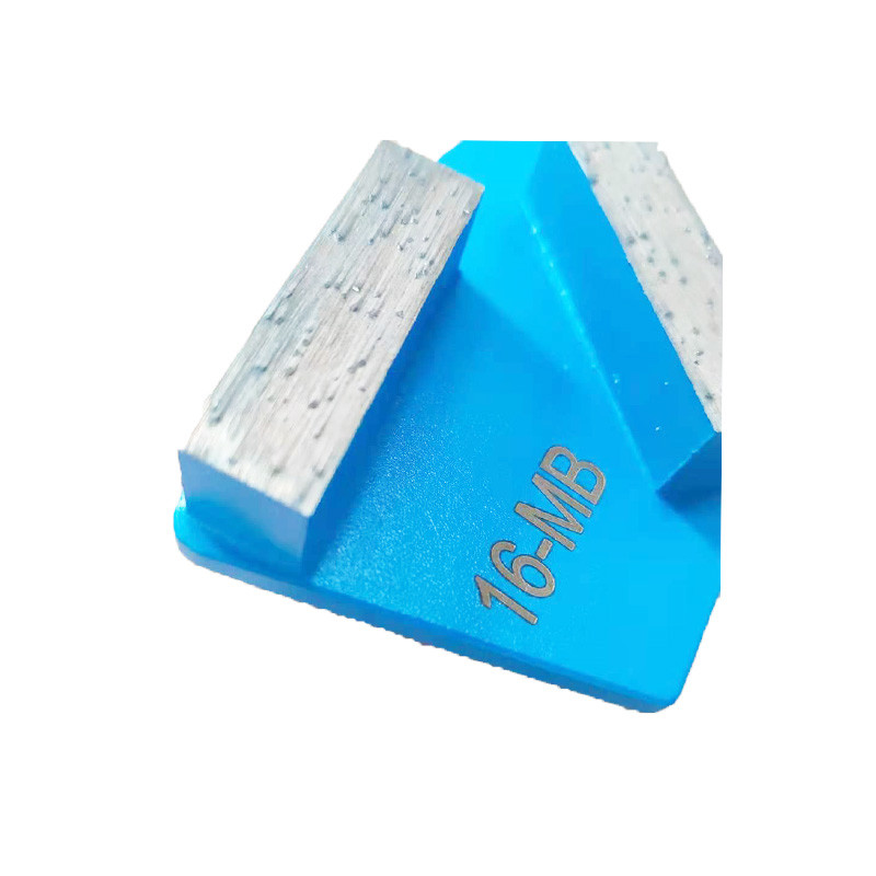 Durable Blue Concrete Grinding Block , Polished Concrete Abrasive Diamond Tool