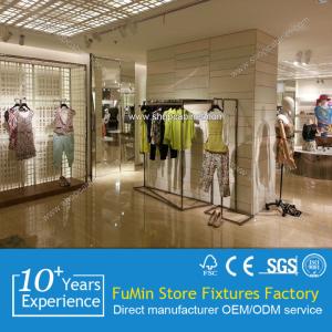 China factory shelves rotating display/ shop clothes hanger stand/ pegboard shelf on sale