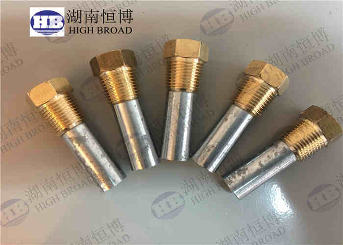 AZ31 AZ63 Magnesium Anode For Pressurized Water Tank / Solar Water Heater