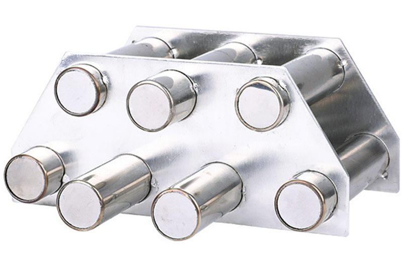 Rod Baffles Magnetic Separator for 10000Gs Grate Hopper Stainless Steel Neodymium Magnet