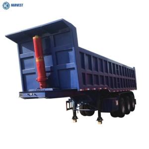 Quality CIMC 3 Axle Capacity 40cbm 60 Ton Dump Heavy Duty Semi Trailer wholesale