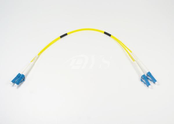 Customize Length Single Mode Fiber Jumpers , Lc Lc Fiber Patch Cord Low