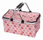 35L Large Picnic Basket Shopping Travel Camping Grocery Bags 2 Layers of