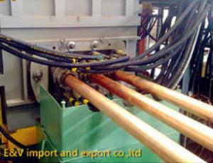 Quality Horizontal Ф80 Rod Copper Continuous Casting Machine 200Kw Holding Furnace wholesale
