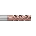 4 Flute 38 Spiral Angle Tungsten Carbide Flat Endmills for Steel