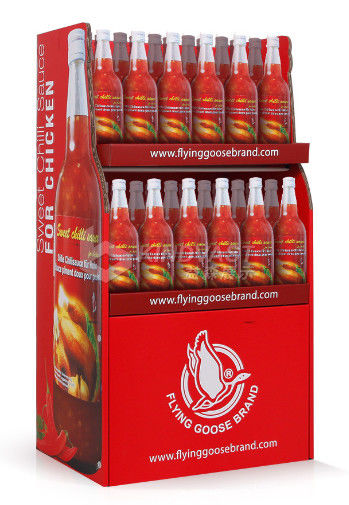 Paper shelf product display box, green shopping mall supermarket paper shelf, withstand weight 20KG,