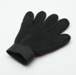 Massage Pet Grooming Glove / Efficient Pet Mitt Brush Customized Color