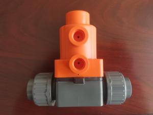Quality PTFE MV308 Pneumatic Diaphragm Valve Grooved Connection With Actuator wholesale