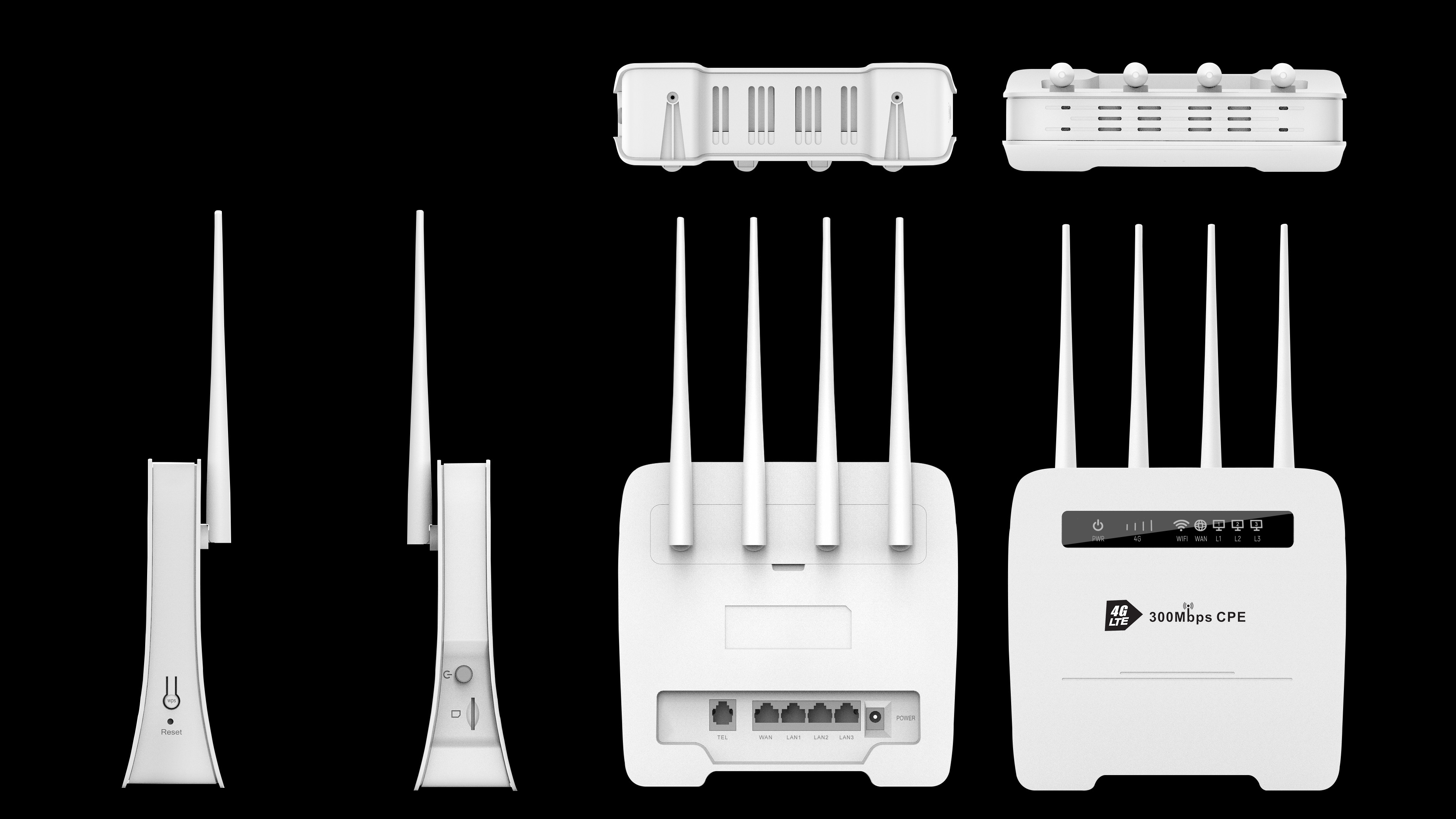 Unlock 300Mbps Cat 6 CPE 4G LTE Modem CPE Wifi Router Wireless LTE 4G WiFi Router With 4000mah Battery