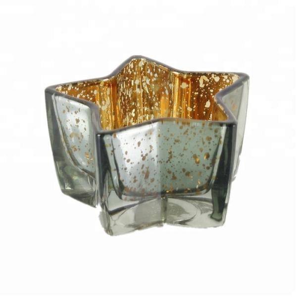 Mercury star shaped candle holder candle stand for home wedding parties