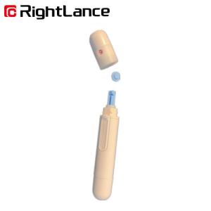 Quality 28 Guage PP Pen Blood Lancet Device With Ejector Medical Consumables wholesale