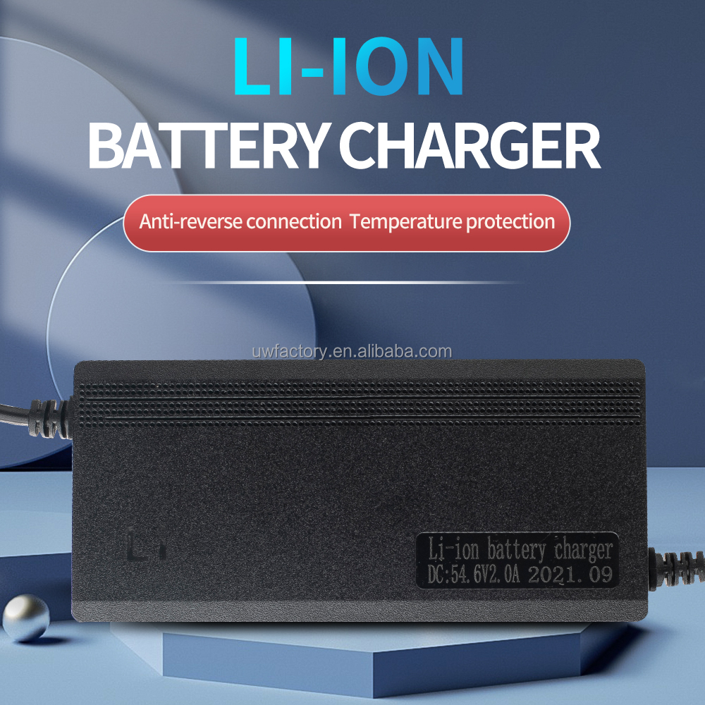 Electric Vehicle Charger 12.6V 10A 29.4V 20A 54.6V5A Lithium Battery Charger for Electric Motorcycles and Scooters