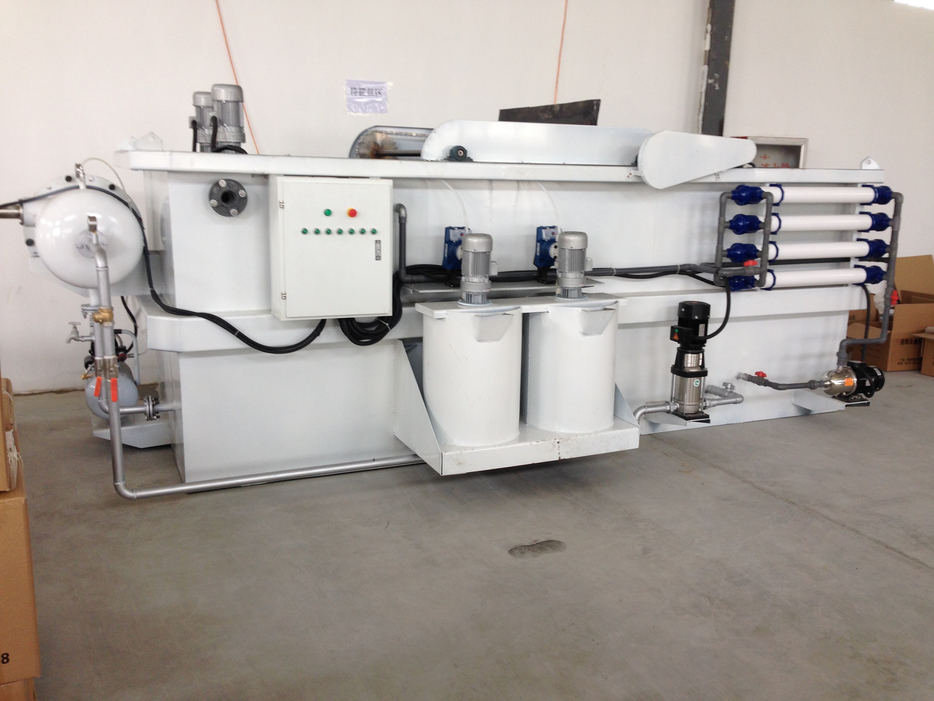 Automatic Dissolved Air Flotation Machine Oil Water Solid Separation Water Treatment