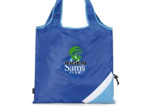 Quality Large Folding Polyester Tote Bags , Portable Roll Up Grocery Bags For Woman wholesale
