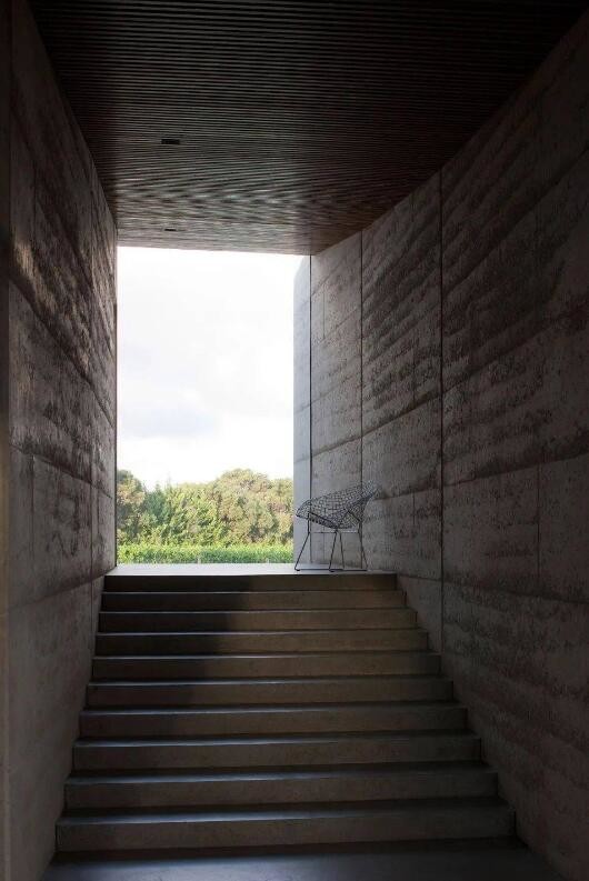 Faux Polyurethane Stone Wall Panels Interior 3D Sound Absorbing Rammed Earth Slab
