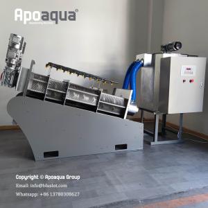 Quality Hospital Sludge Multi Disc Screw Press by Apoaqua wholesale