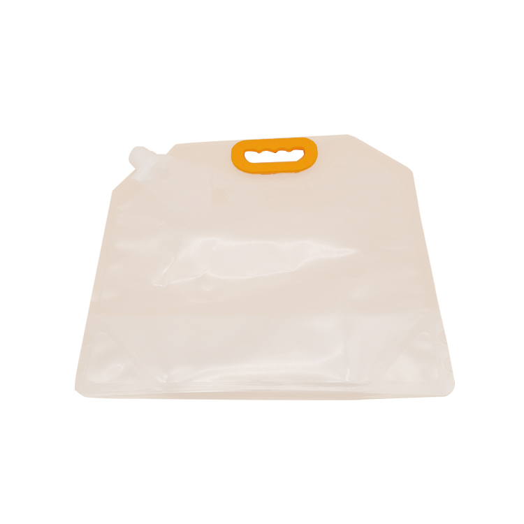 LDPE Clear Resealable Drink Pouches Spout Plastic Drinking Water Transparent Liquid Bag