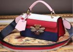 European fancy women shoulder handbag with bee closure buckle flip cover handbag