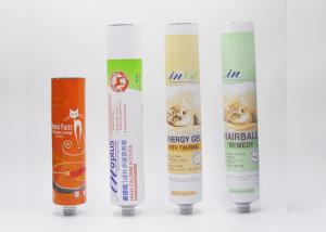 Quality Big Volume Aluminum Collapsible Tubes D35MM Thickness 0.12-0.16MM For Pet Nutrition Food wholesale