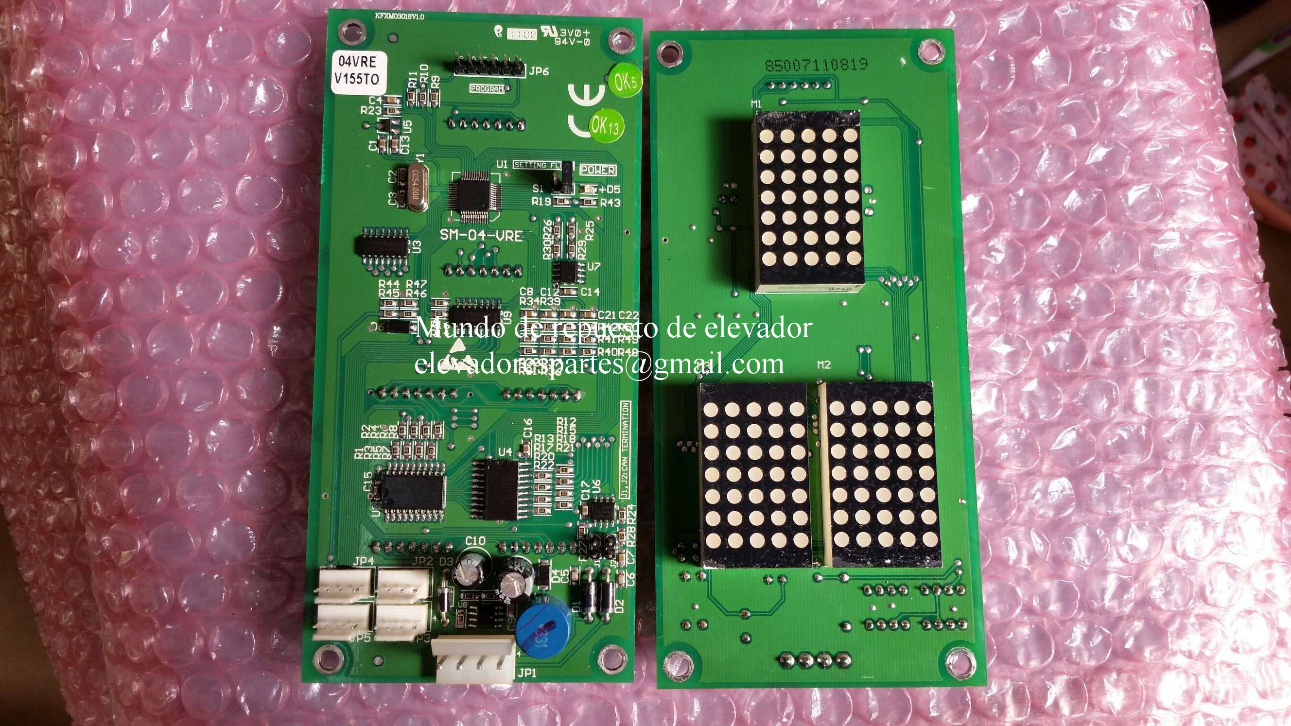 La placa display para OTIS elevador SM-04-VRE
