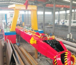 Quality 600mm 24 Inch Cutter Suction Dredger Ship With Discharging Distance 2km For Sludge Dredging wholesale