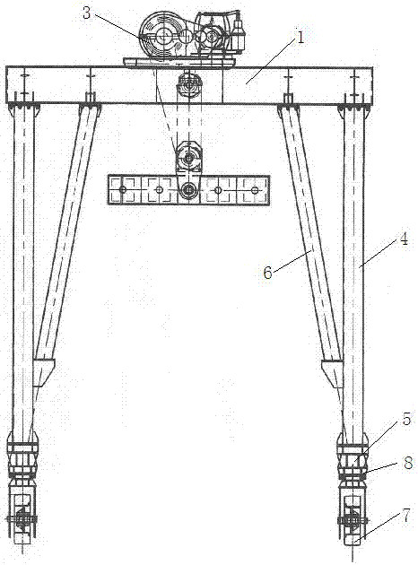Tire crane for wind power construction、98 ton tire crane、98t gantry crane、Wheeled gantry crane
