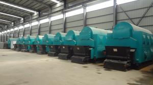 Quality DZH Hand Fired 1 Ton Rice Husk Steam Boiler 80.33%-83.03% Thermal Efficiency wholesale